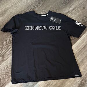 Kenneth Cole Men's Black Short Sleeve Shirt